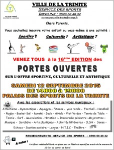 Journées portes oouvertes - Affiche
